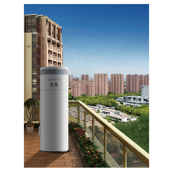Evi空氣源熱水器空氣對水熱泵冬季地暖+熱水R410A製冷劑
