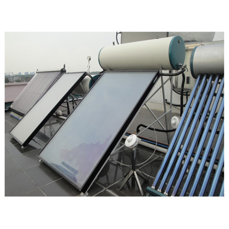 中國工廠無壓太陽能係統增壓工程用不同類型的備件支架托架水箱熱水器的主要真空管